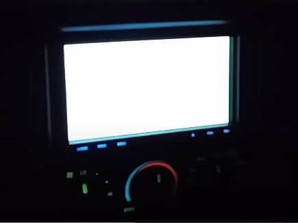 pioneer showing white screen